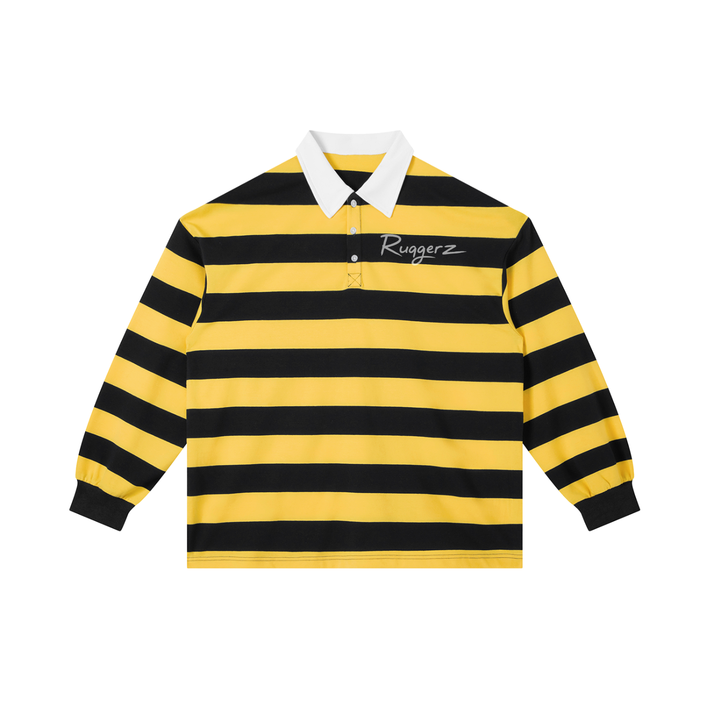 Color Block Stripe Polo Shirt